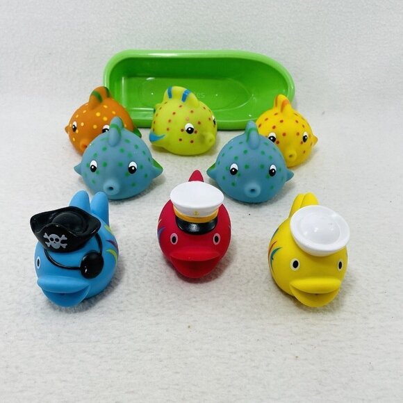 Cribmates Babyking Squirt Fish Boat Pool Water Toy Bathtub Beach Kid Toddler Lot - Picture 3 of 10